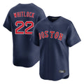 Punc B.Red Sox #22 Garrett Whitlock Player Navy Limited Home Game Stitched Jerseys