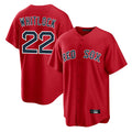 Punc B.Red Sox #22 Garrett Whitlock Player Red Home Game Stitched Jerseys