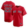 Punc B.Red Sox #22 Garrett Whitlock Player Red Limited Home Game Stitched Jerseys