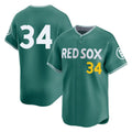 Punc B.Red Sox #34 David Ortiz Player Green City Connect Limited Home Game Stitched Jerseys