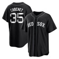 Punc B.Red Sox #35 Garrett Crochet Player Black Home Game Stitched Jerseys