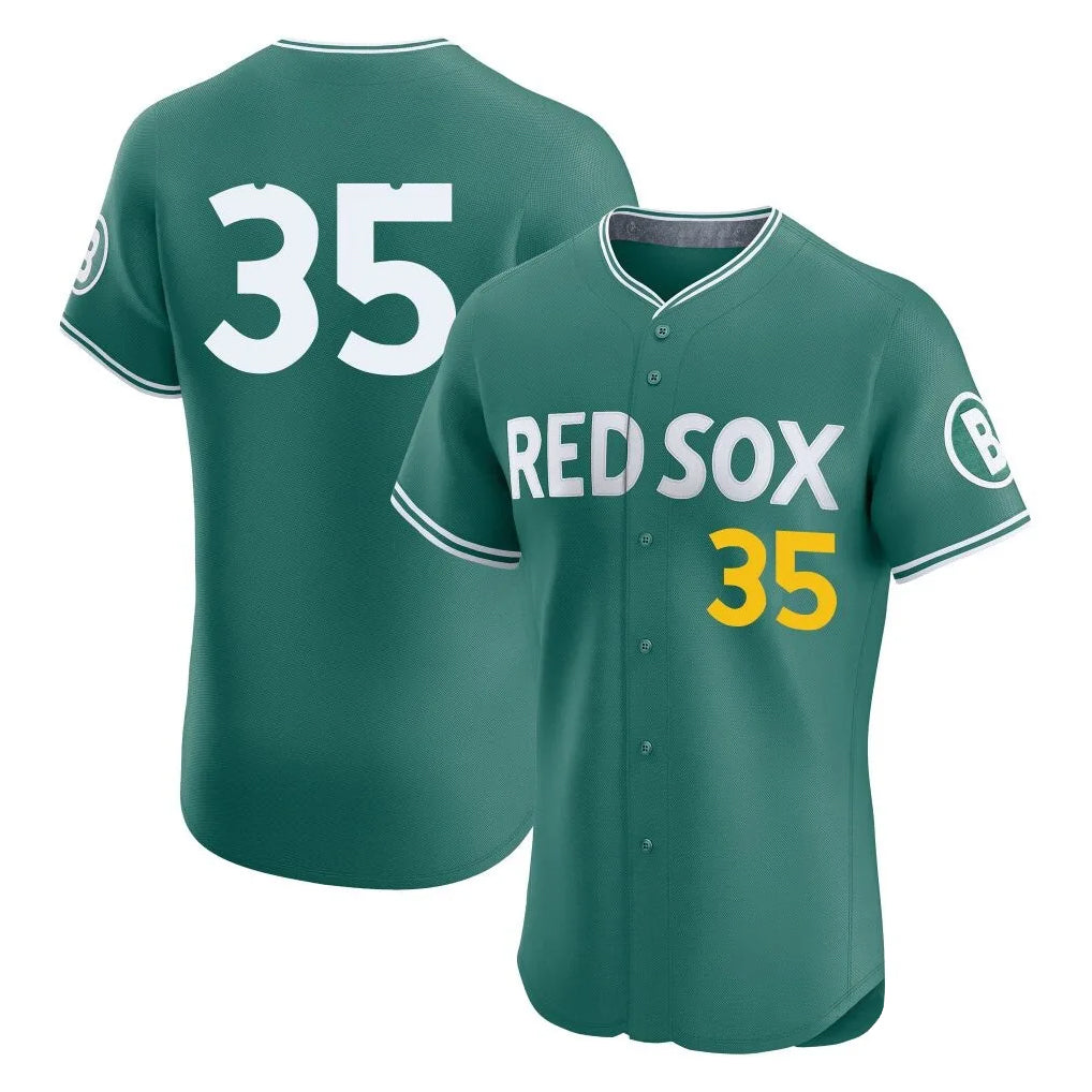 Punc B.Red Sox #35 Garrett Crochet Player Green City Connect Limited Elite Home Game Stitched Jerseys