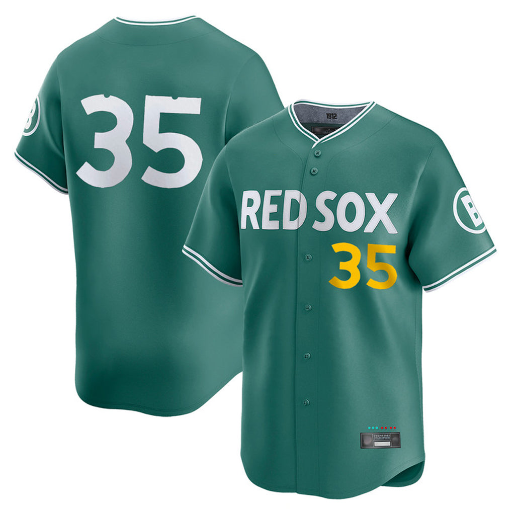 Punc B.Red Sox #35 Garrett Crochet Player Green City Connect Limited Home Game Stitched Jerseys