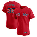 Punc B.Red Sox #35 Garrett Crochet Player Red Limited Elite Home Game Stitched Jerseys