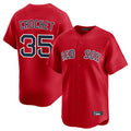 Punc B.Red Sox #35 Garrett Crochet Player Red Limited Home Game Stitched Jerseys