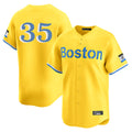 Punc B.Red Sox #35 Garrett Crochet Player Yellow Limited Home Game Stitched Jerseys