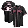 Punc B.Red Sox #36 Triston Casas Player Black Out Home Game Stitched Jerseys