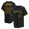 Punc B.Red Sox #36 Triston Casas Player Black Snake Skin City Home Game Stitched Jerseys
