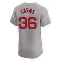 Punc B.Red Sox #36 Triston Casas Player Gray Road Limited Elite Home Game Stitched Jerseys