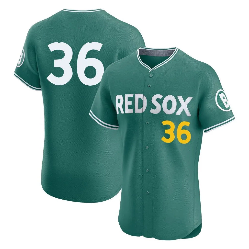 Punc B.Red Sox #36 Triston Casas Player Green City Connect Limited Elite Home Game Stitched Jersey