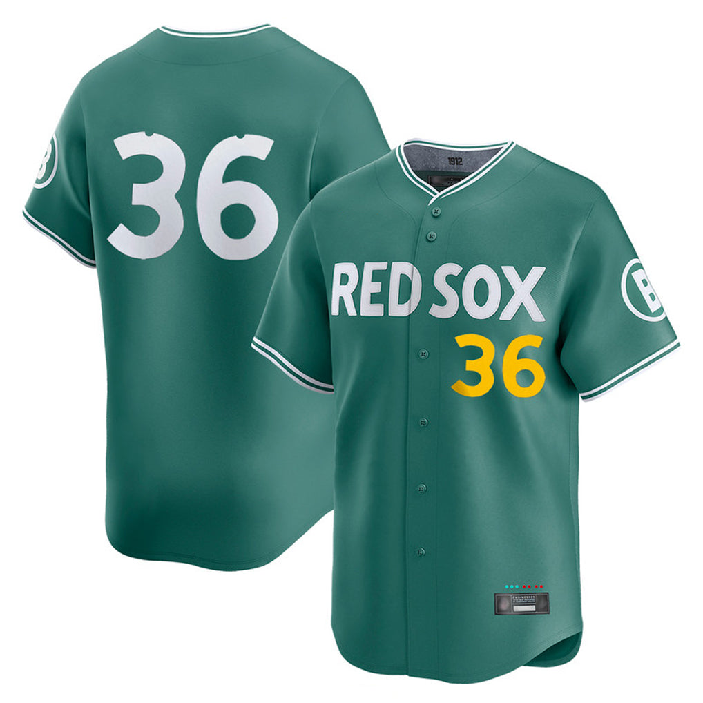 Punc B.Red Sox #36 Triston Casas Player Green City Connect Limited Home Game Stitched Jersey