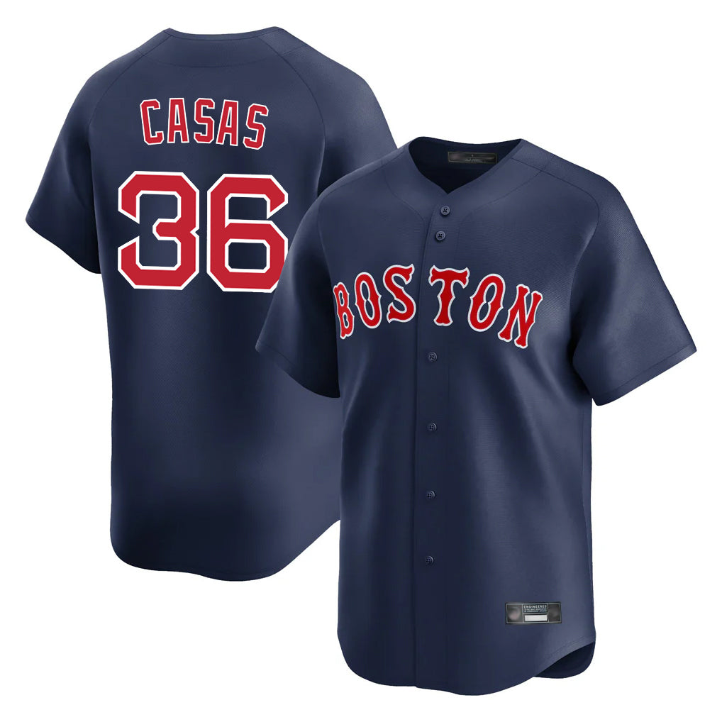 Punc B.Red Sox #36 Triston Casas Player Navy Limited Home Game Stitched Jersey
