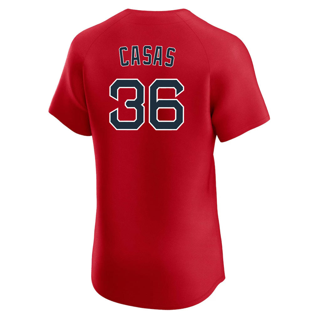 Punc B.Red Sox #36 Triston Casas Player Red Limited Elite Home Game Stitched Jerseys