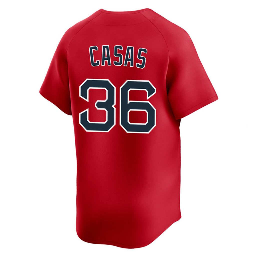 Punc B.Red Sox #36 Triston Casas Player Red Limited Home Game Stitched Jerseys
