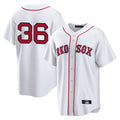Punc B.Red Sox #36 Triston Casas Player White Home Game Stitched Jersey