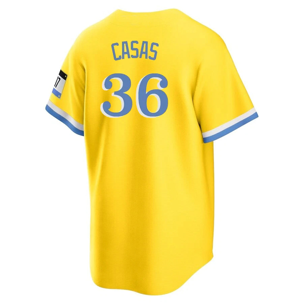 Punc B.Red Sox #36 Triston Casas Player Yellow Home Game Stitched Jerseys