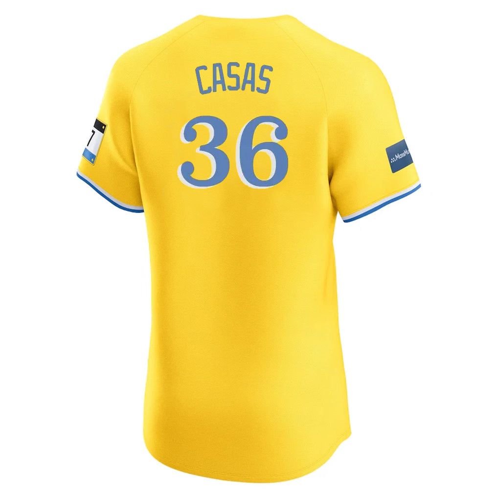 Punc B.Red Sox #36 Triston Casas Player Yellow Limited Elite Home Game Stitched Jerseys