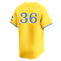 Punc B.Red Sox #36 Triston Casas Player Yellow Limited Home Game Stitched Jerseys