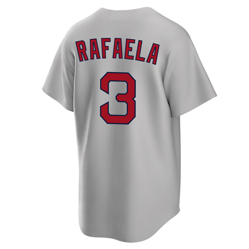 Punc B.Red Sox #3 Ceddanne Rafaela Player Gray Road Home Game Stitched Jerseys