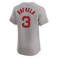 Punc B.Red Sox #3 Ceddanne Rafaela Player Gray Road Limited Elite Home Game Stitched Jerseys