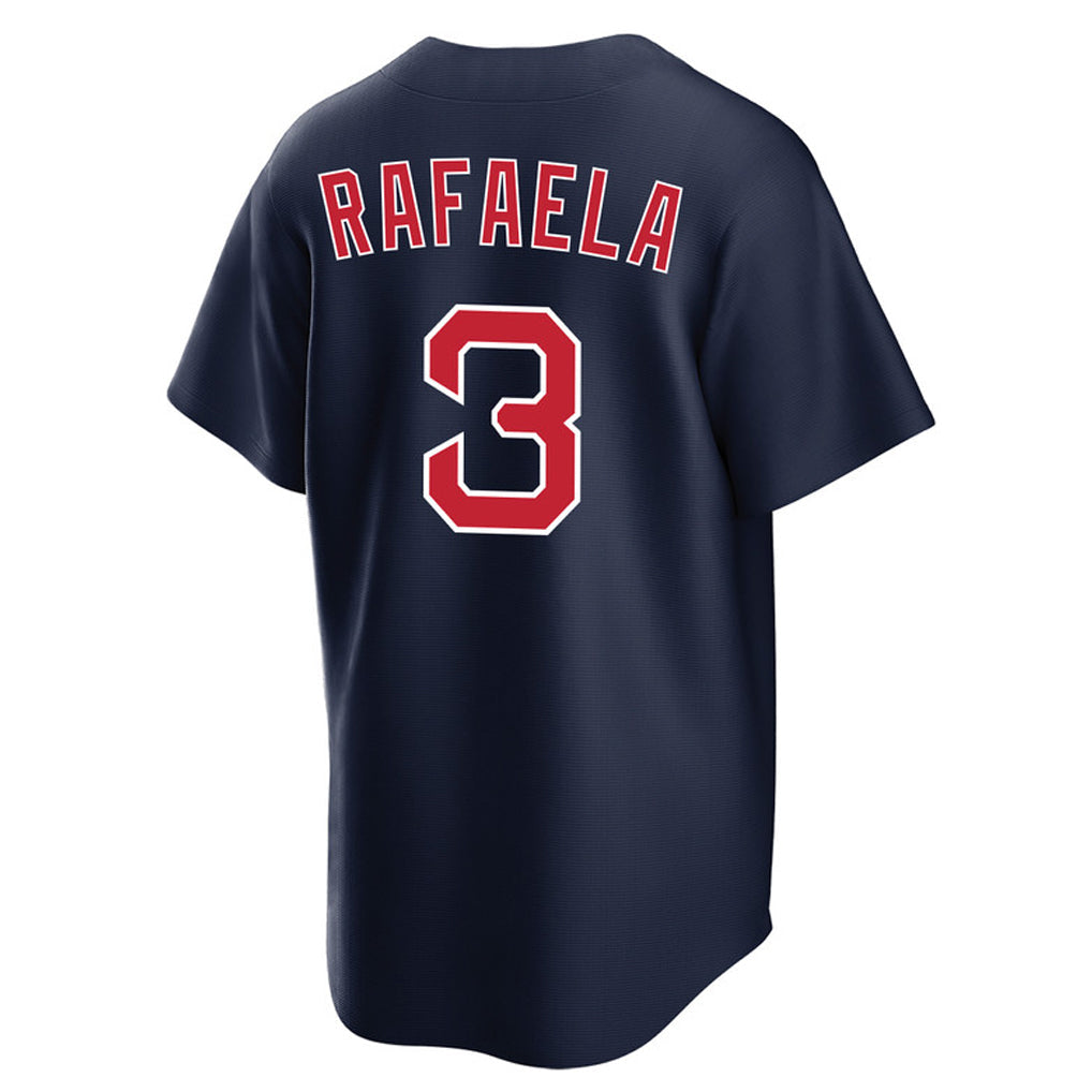 Punc B.Red Sox #3 Ceddanne Rafaela Player Navy Home Game Stitched Jerseys