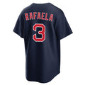 Punc B.Red Sox #3 Ceddanne Rafaela Player Navy Home Game Stitched Jerseys