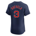 Punc B.Red Sox #3 Ceddanne Rafaela Player Navy Limited Elite Home Game Stitched Jerseys