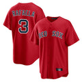 Punc B.Red Sox #3 Ceddanne Rafaela Player Red Home Game Stitched Jersey