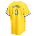 Punc B.Red Sox #3 Ceddanne Rafaela Player Yellow Home Game Stitched Jerseys