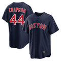 Punc B.Red Sox #44 Aroldis Chapman Player Navy Home Game Stitched Jerseys