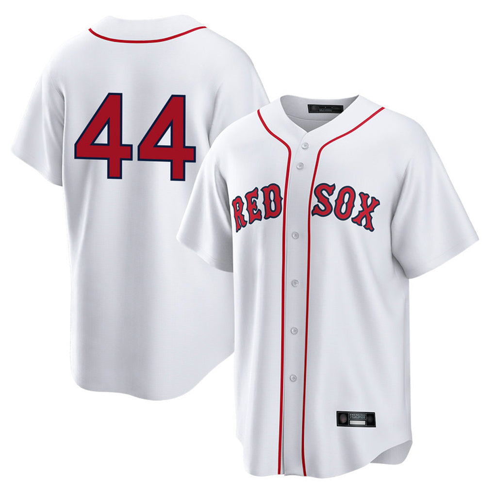 Punc B.Red Sox #44 Aroldis Chapman Player White Home Game Stitched Jerseys