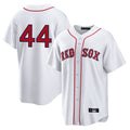 Punc B.Red Sox #44 Aroldis Chapman Player White Home Game Stitched Jerseys