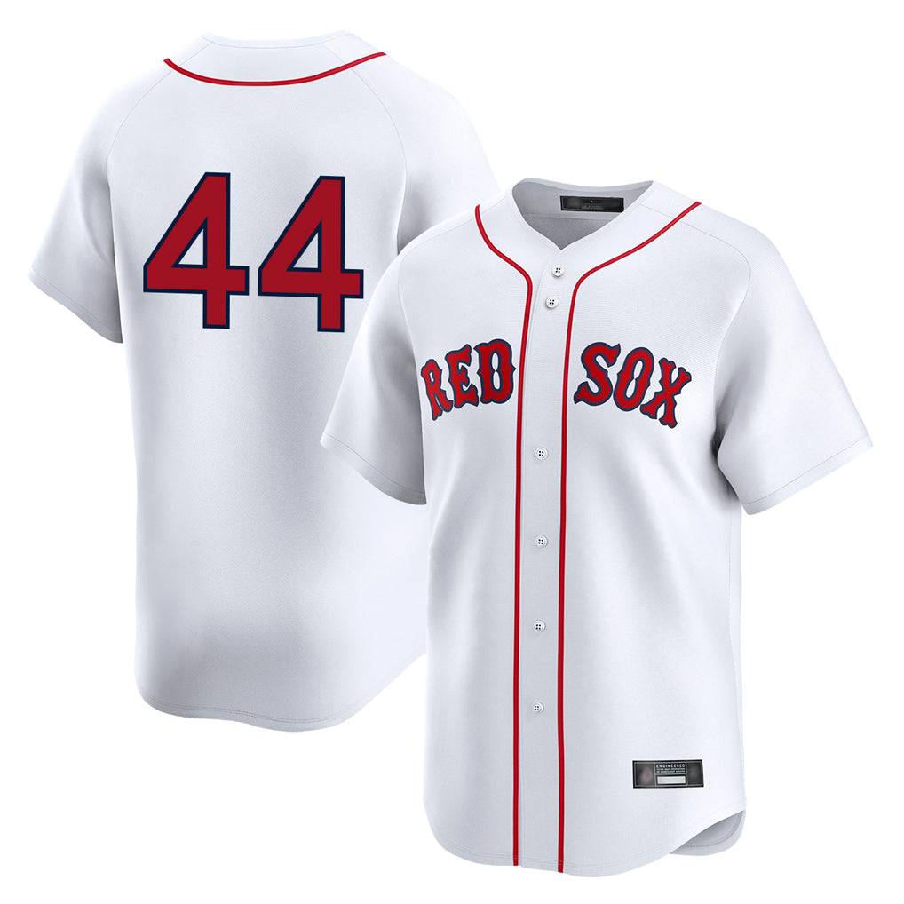 Punc B.Red Sox #44 Aroldis Chapman Player White Limited Home Game Stitched Jerseys