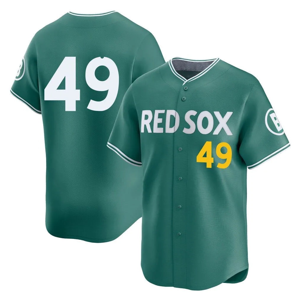 Punc B.Red Sox #49 Tim Wakefield Player Green City Connect Limited Home Game Stitched Jerseys