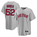 Punc B.Red Sox #52 Wilyer Abreu Player Gray Road Home Game Stitched Jerseys