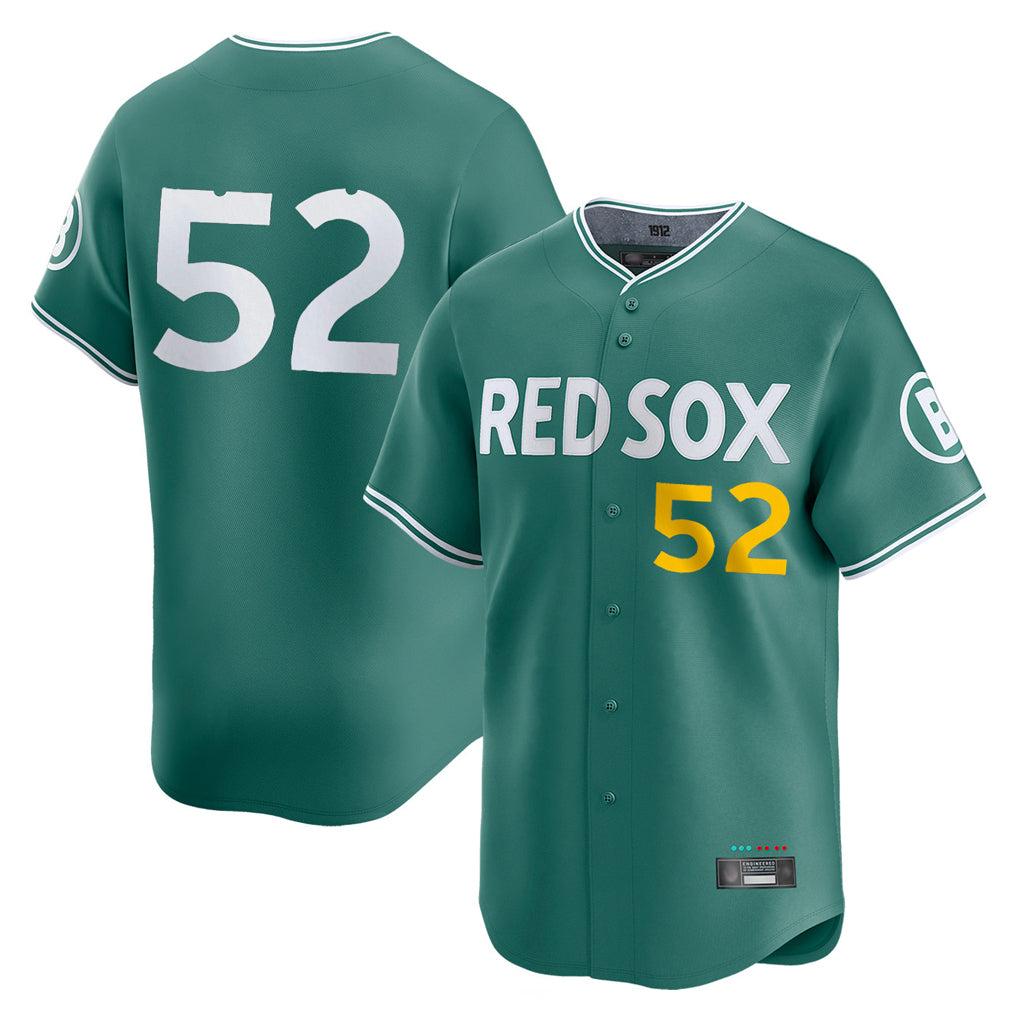 Punc B.Red Sox #52 Wilyer Abreu Player Green City Connect Limited Home Game Stitched Jerseys