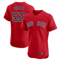 Punc B.Red Sox #52 Wilyer Abreu Player Red Limited Elite Home Game Stitched Jerseys