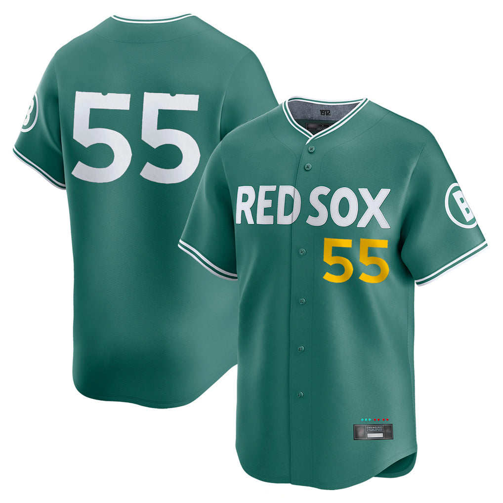 Punc B.Red Sox #55 Ranger Su¨¢rez Player Green City Connect Limited Home Game Stitched Jerseys