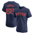 Punc B.Red Sox #55 Ranger Su¨¢rez Player Navy Limited Elite Home Game Stitched Jerseys