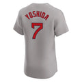 Punc B.Red Sox #7 Masataka Yoshida Player Gray Road Limited Elite Home Game Stitched Jerseys