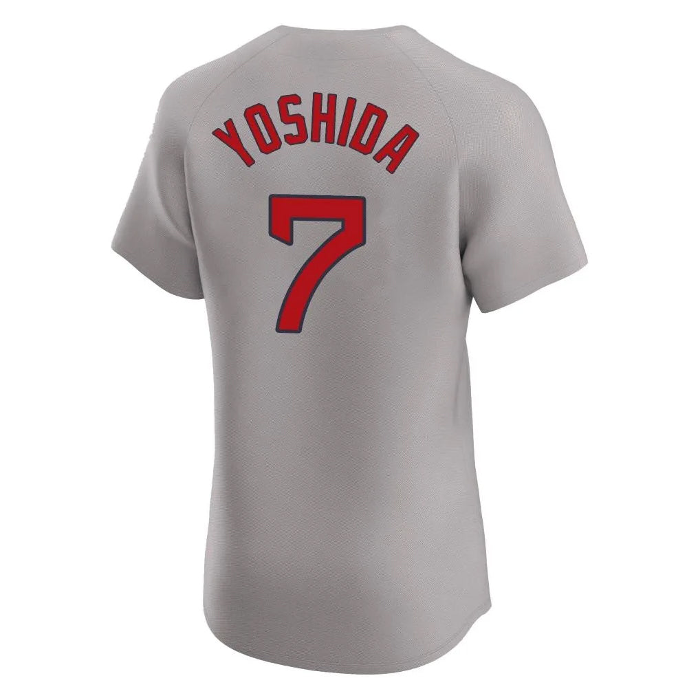 Punc B.Red Sox #7 Masataka Yoshida Player Gray Road Limited Elite Home Game Stitched Jerseys