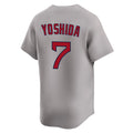 Punc B.Red Sox #7 Masataka Yoshida Player Gray Road Limited Home Game Stitched Jerseys