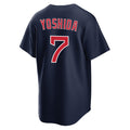 Punc B.Red Sox #7 Masataka Yoshida Player Navy Home Game Stitched Jerseys