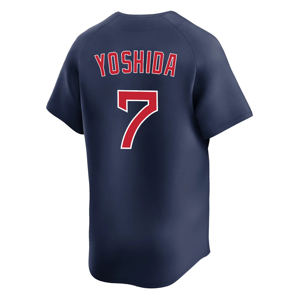 Punc B.Red Sox #7 Masataka Yoshida Player Navy Limited Home Game Stitched Jerseys