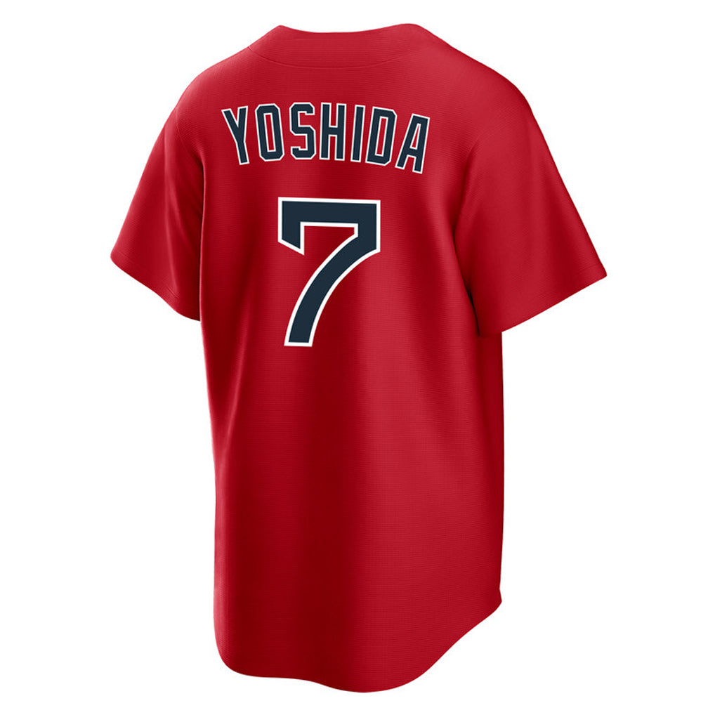 Punc B.Red Sox #7 Masataka Yoshida Player Red Home Game Stitched Jerseys