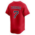 Punc B.Red Sox #7 Masataka Yoshida Player Red Limited Home Game Stitched Jerseys