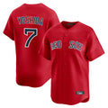 Punc B.Red Sox #7 Masataka Yoshida Player Red Limited Home Game Stitched Jersey