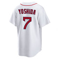 Punc B.Red Sox #7 Masataka Yoshida Player White Home Game Stitched Jerseys