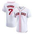 Punc B.Red Sox #7 Masataka Yoshida Player White Limited Elite Home Game Stitched Jersey