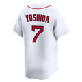 Punc B.Red Sox #7 Masataka Yoshida Player White Limited Home Game Stitched Jerseys
